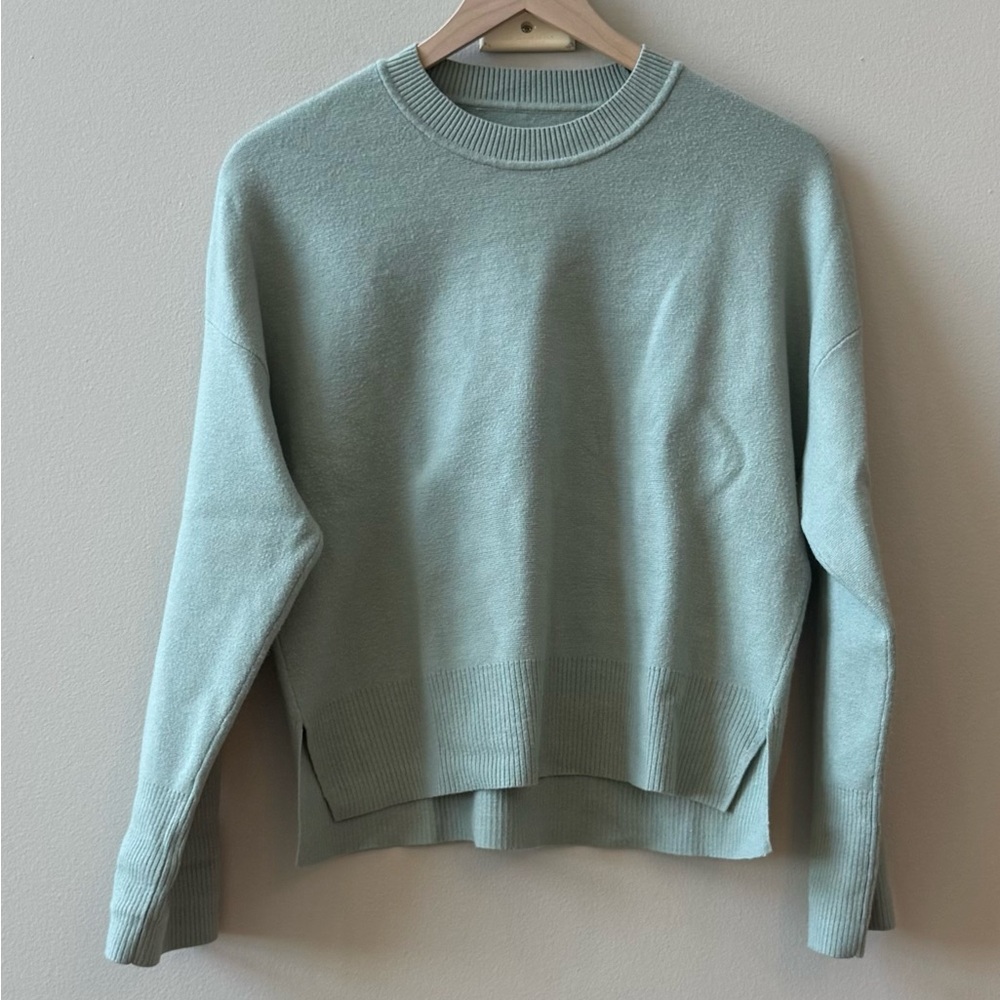 Everyday Crewneck Sweater in Light Sage